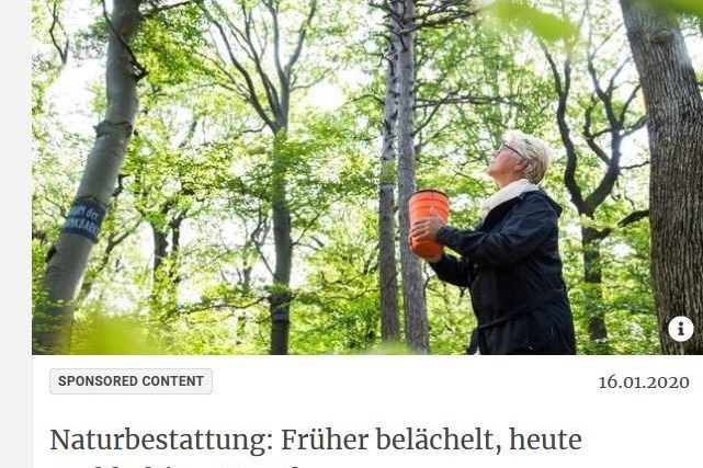 Naturbestattung: Früher belächelt, heute nachhaltiger Trend