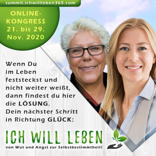 ICH WILL LEBEN - DER ONLINE KONGRESS MELDEN SIE SICH JETZT AN!